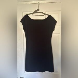FREE PEOPLE black mini dress low back